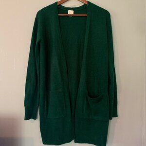A New Day Emerald Green Longline Cardigan